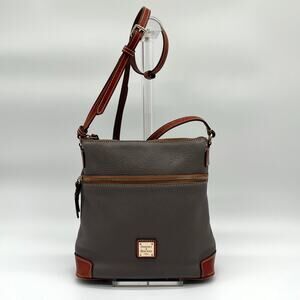 DOONEY & BOURKE Leather Crossbody, Gray & Brown